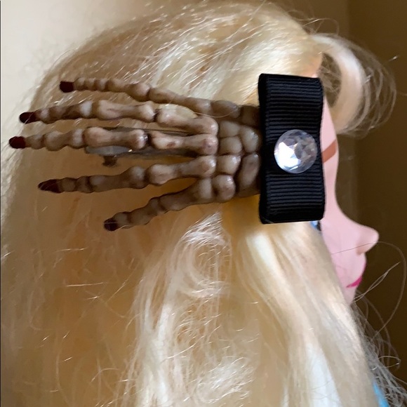 Creepy Hair Clip Halloween Accessory Day of dead - Picture 2 of 16